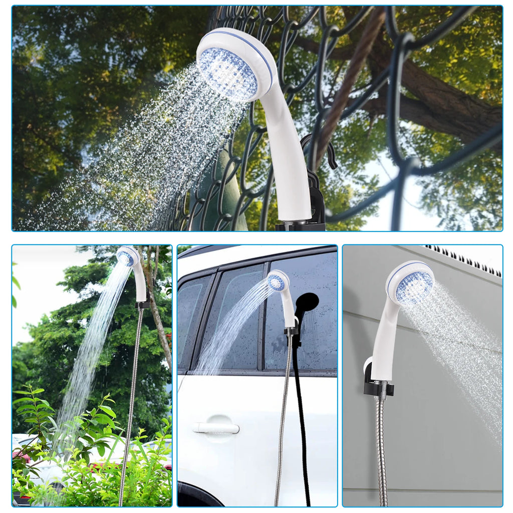 Portable Camping Shower, USB Rechargeable Electric Shower Pump.