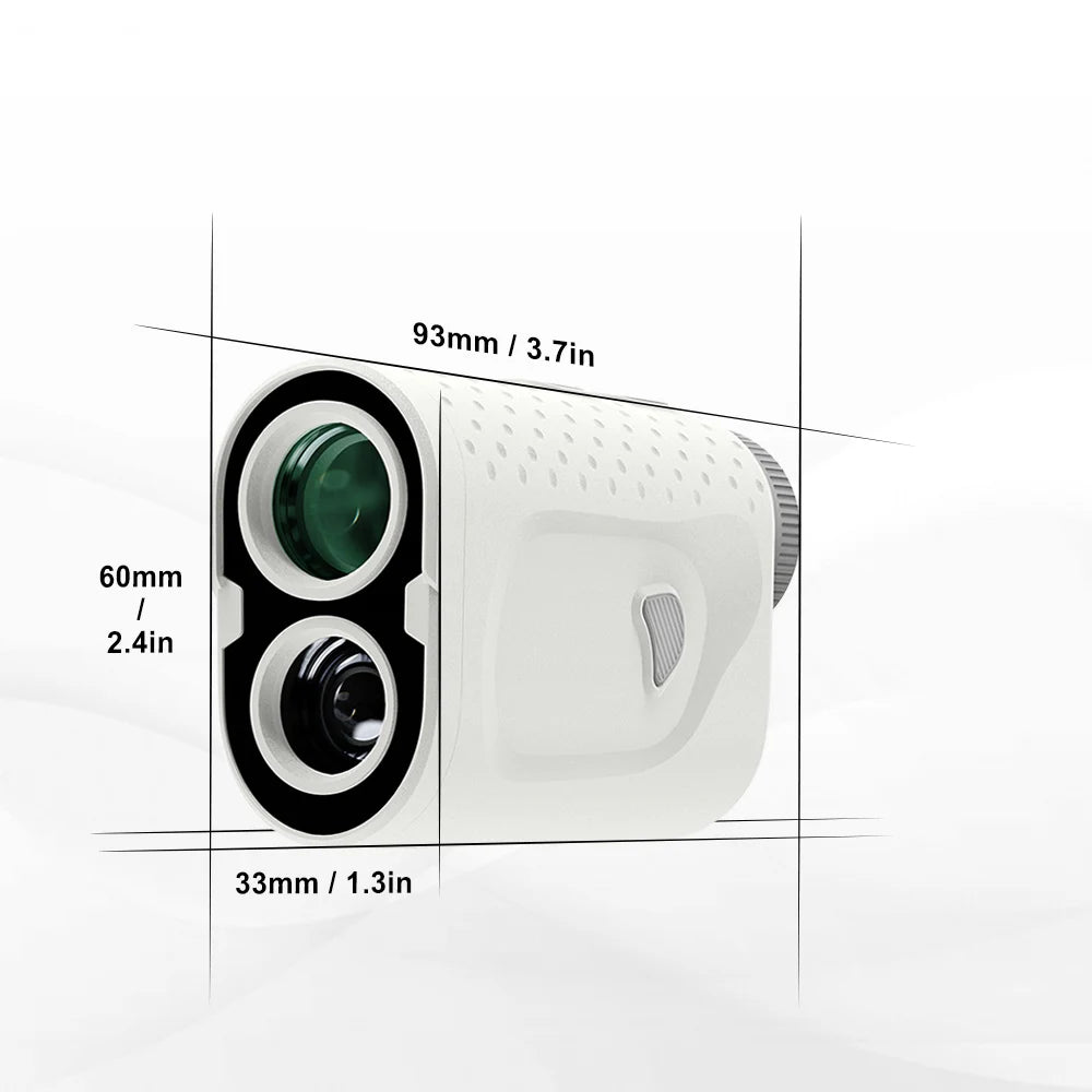 Nohawk Golf Rangefinder with Slope Switch. 600/1000Yds Range Finder with Flag Pole Locking Vibration .