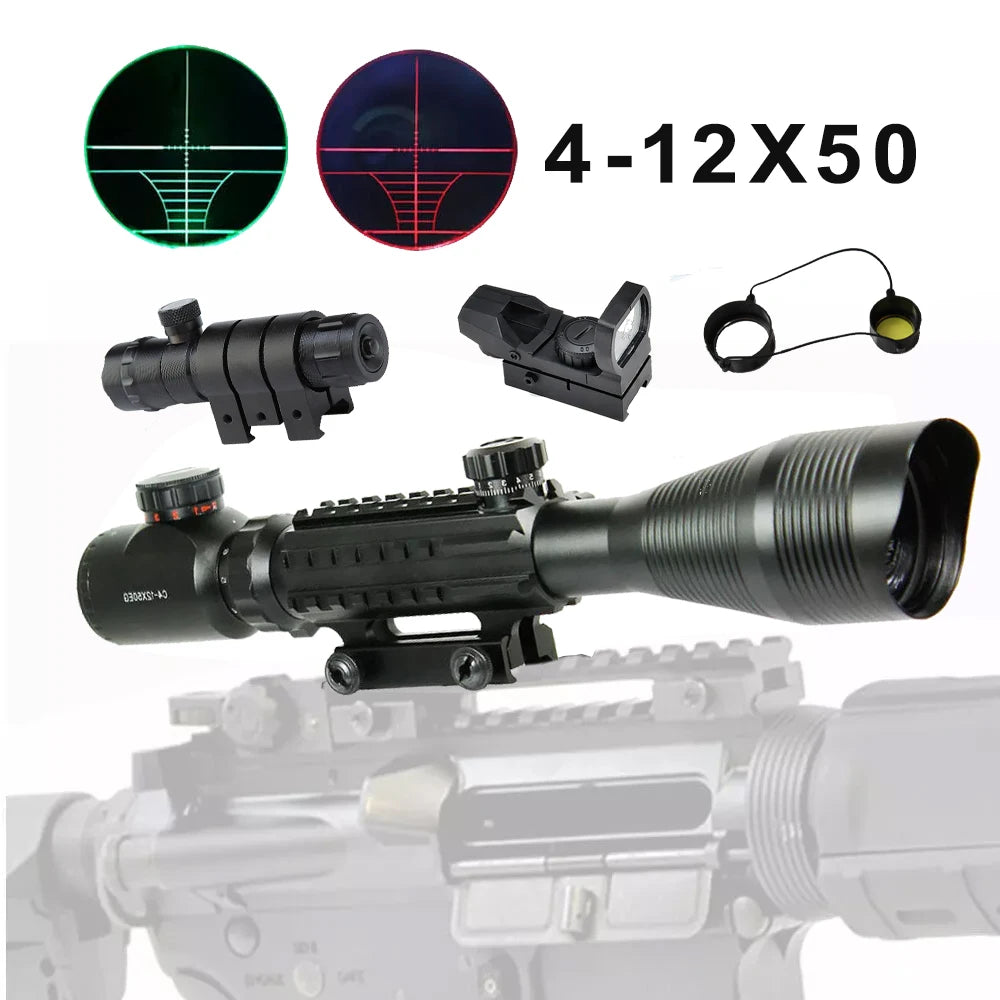 T-EAGLE ZS 6-24x50 FFP Tactical Zero Stop Rifle Scope. HD Glass Snipper Scope , Fits Carbine.