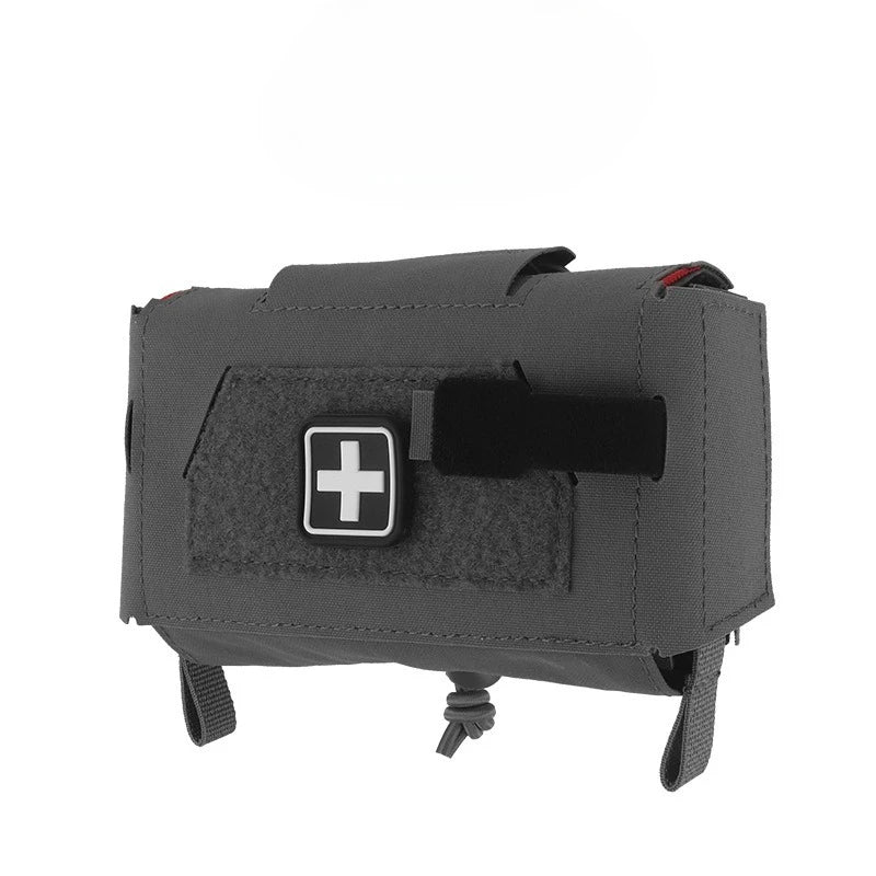 Compact Trauma Kit. Tactical IFAK Medical First Aid Pouch. Outdoors Survival Equipment.