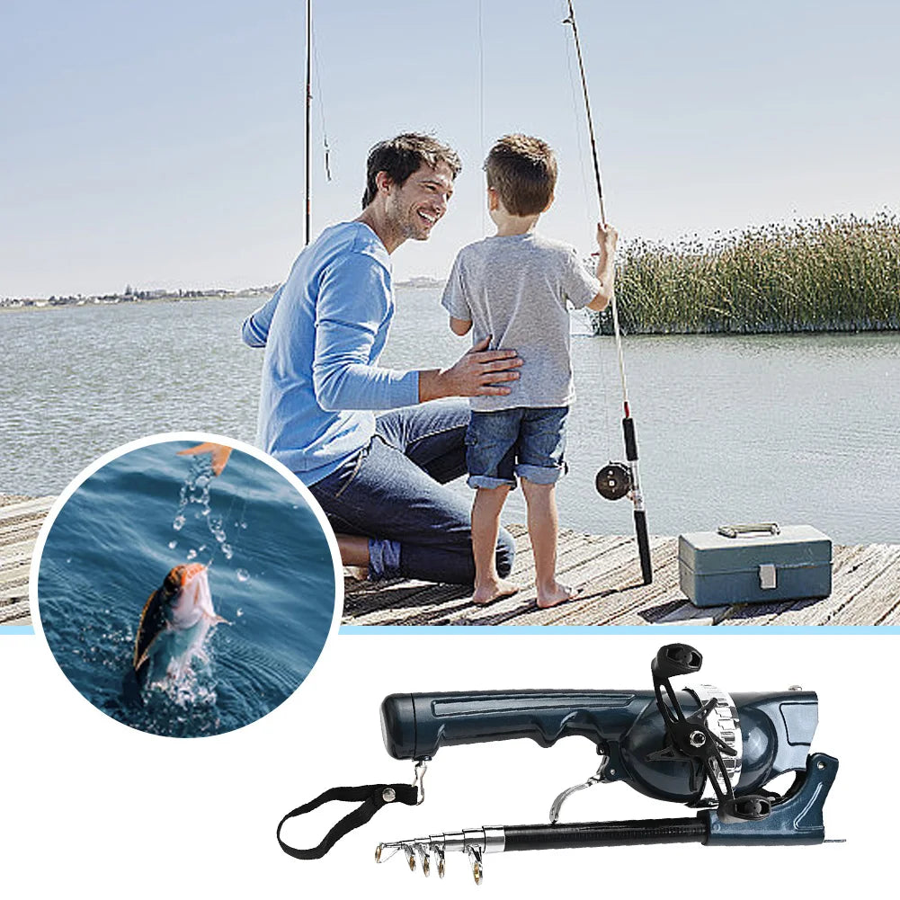 Folding Fishing Rod. Telescopic, Spinning Rod. Carbon Fiber.