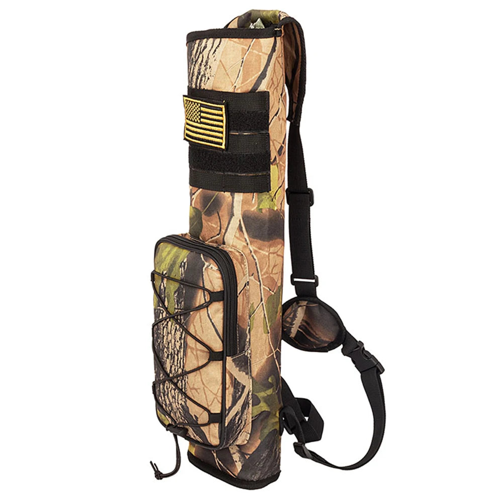 Archery Quiver- Adjustable Strap - Multi-Pockets.