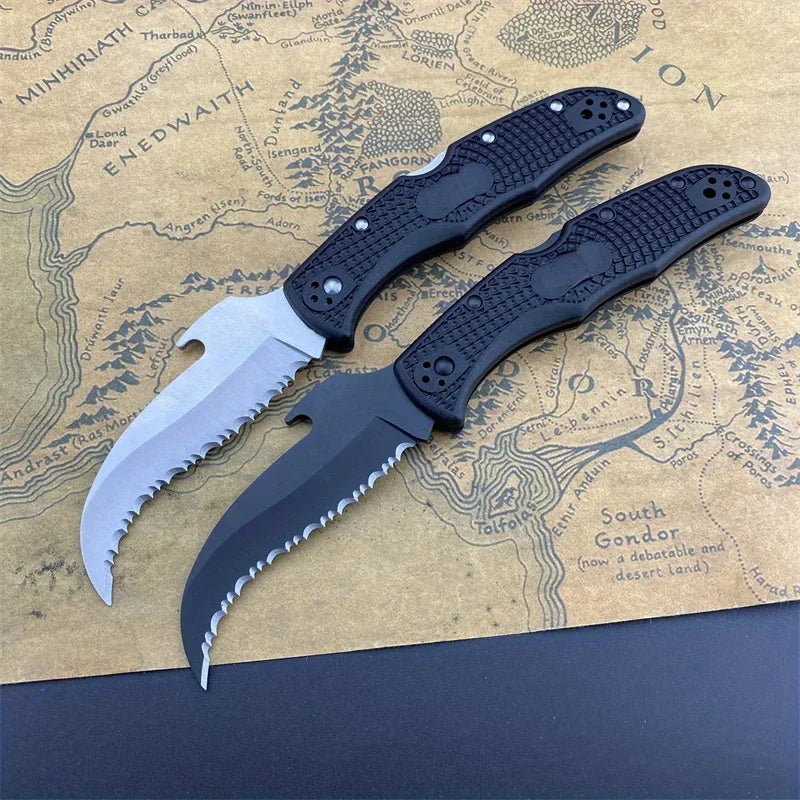C12S Multifunctional Folding Knife With Nylon Handle.