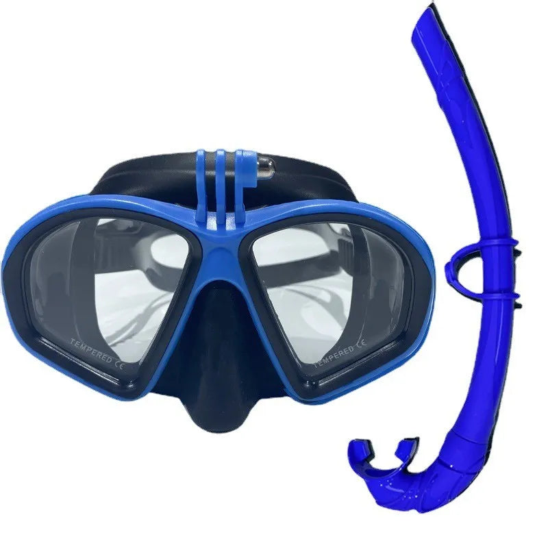 Professional Scuba Diving Mask. Snorkel, Silicone Skirt Diving Mask.