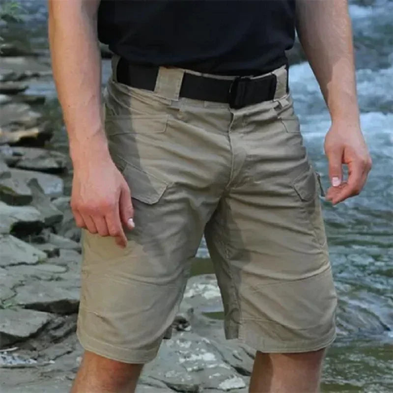 Men's Tactical Cargo Shorts. Zippered Pockets, Quick Dry, Wear Resistant, Large Pockets.