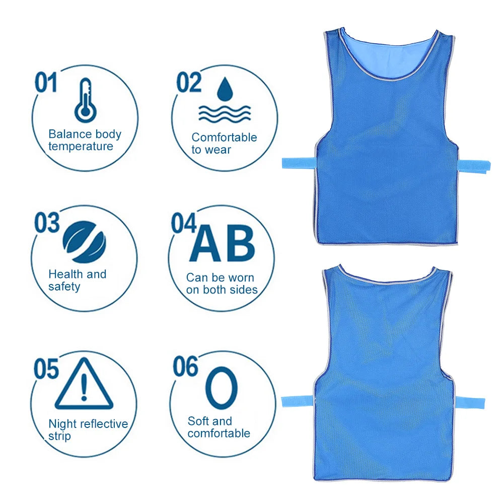 Cooling Vest. Sunstroke Prevention Clothes.