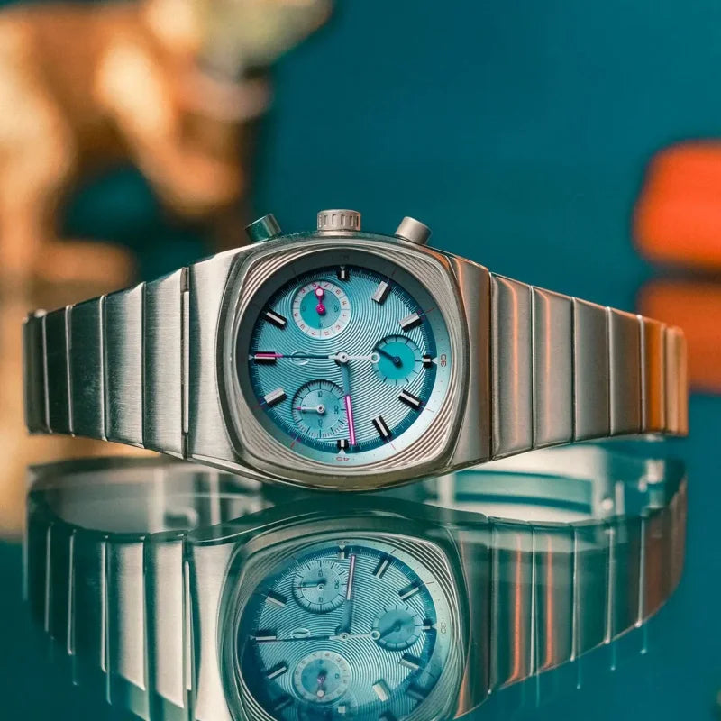 CILOA High Quality Square Mans Watch. Vintage - Automatic - Stainless steel - High-end.