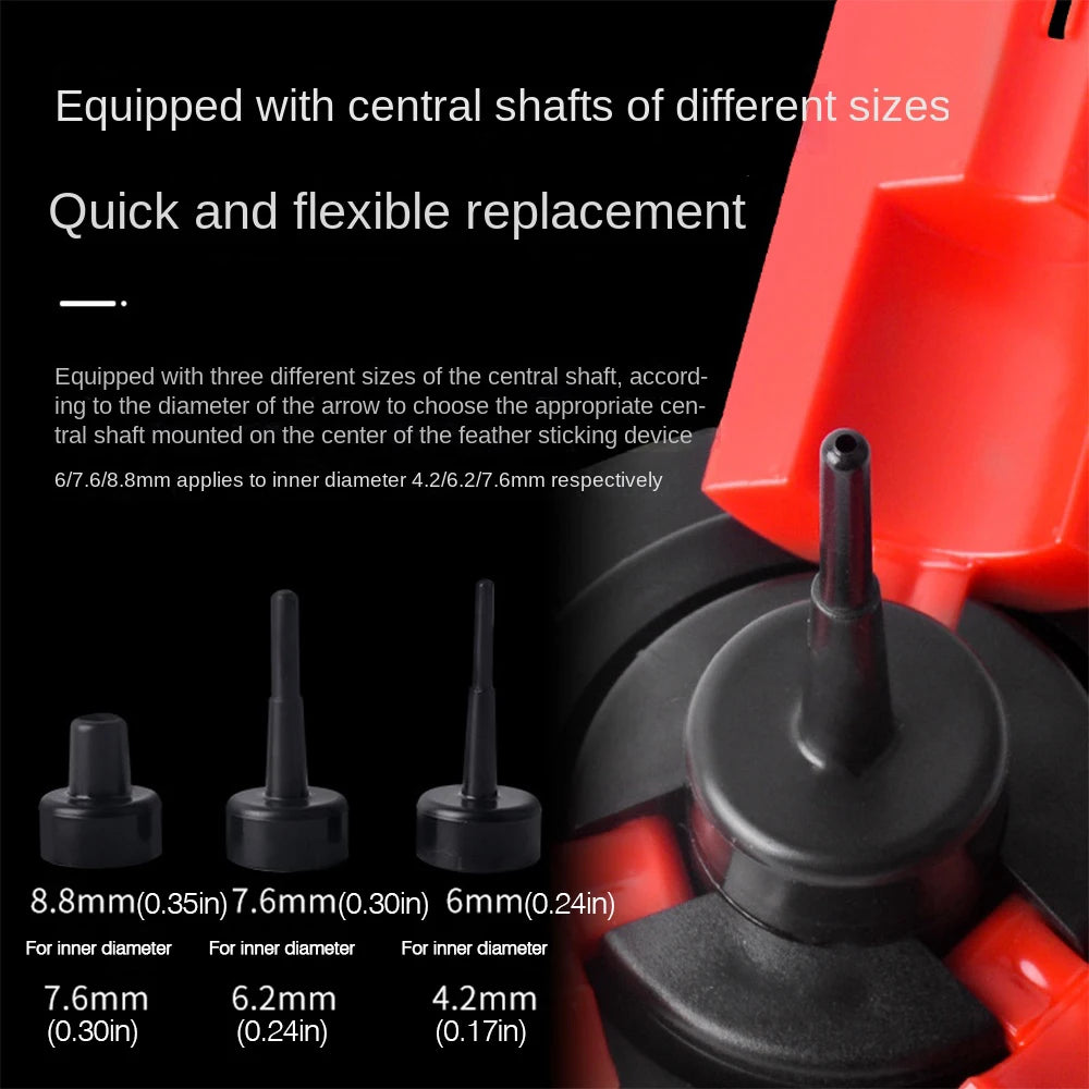 Archery Arrow Fletching Jig . Convenient Scale Column .