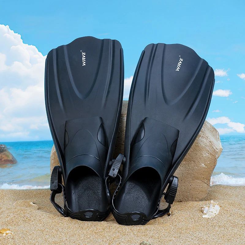Oulylan Professional Diving Equipment - Adjustable TPR Swimming Fins.