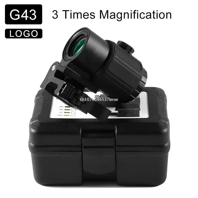 EOTECH 558 Holographic Collimator Red Dot Sight. G43/G33 3X, G45 5X Magnifier. W/20mm Rail Mounts & QD Lever.