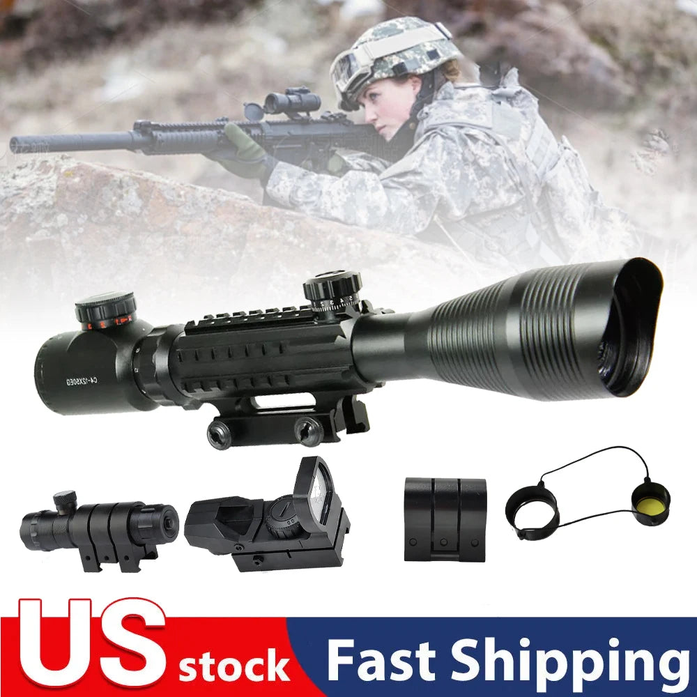 T-EAGLE ZS 6-24x50 FFP Tactical Zero Stop Rifle Scope. HD Glass Snipper Scope , Fits Carbine.