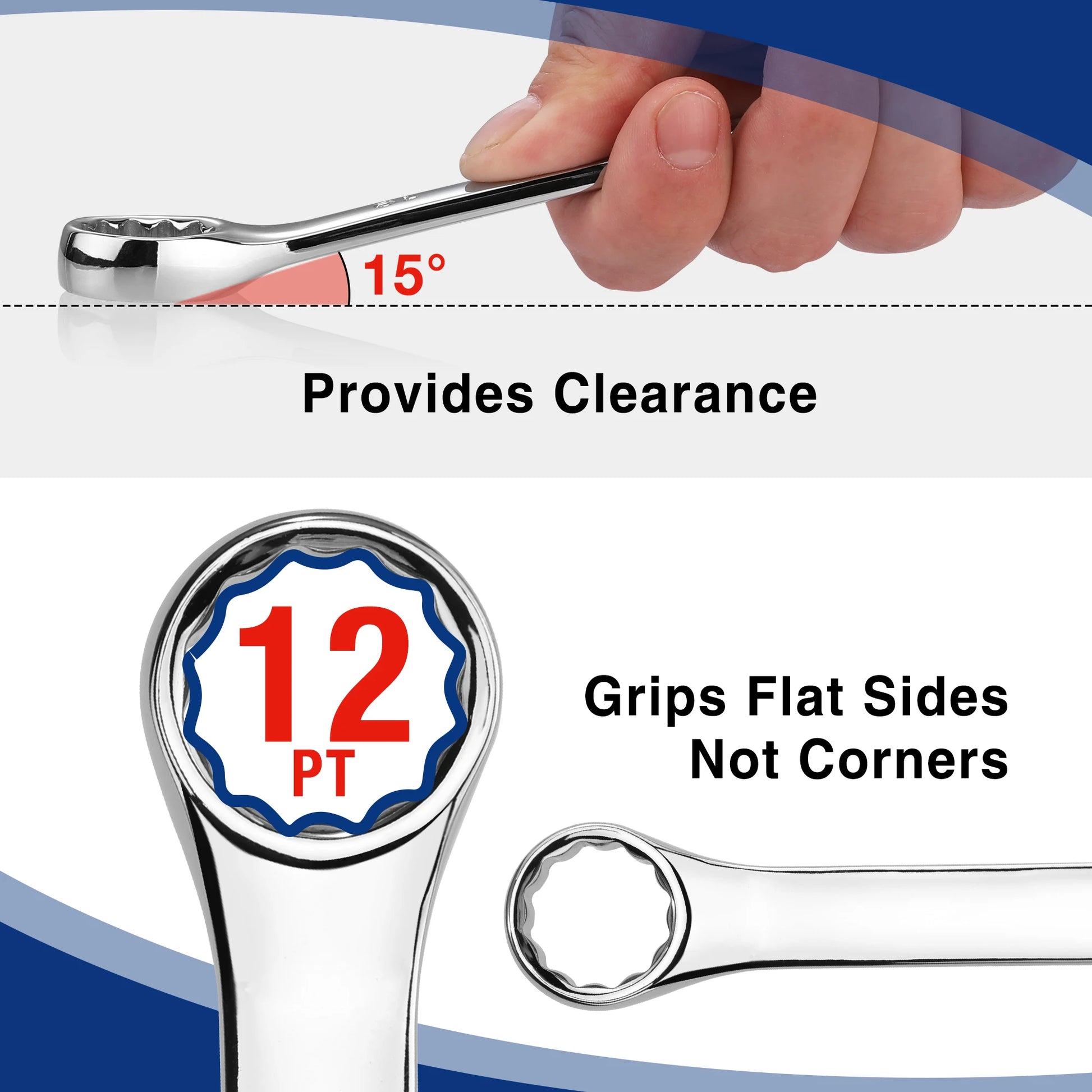 WORKPRO 32-Piece SAE & Metric Combination Wrenches Set, 20-Piece Standard wrenches and 12-Piece Stubby Wrenches with Organizer.