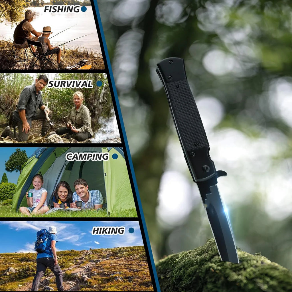 Tactical Folding Knife. Multifunctional, Small Tool.