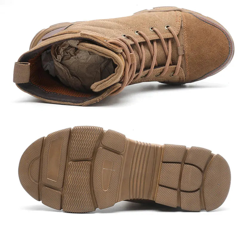 SUADEX Steel Toe Boots. Indestructible ,Work - Safety Boots .