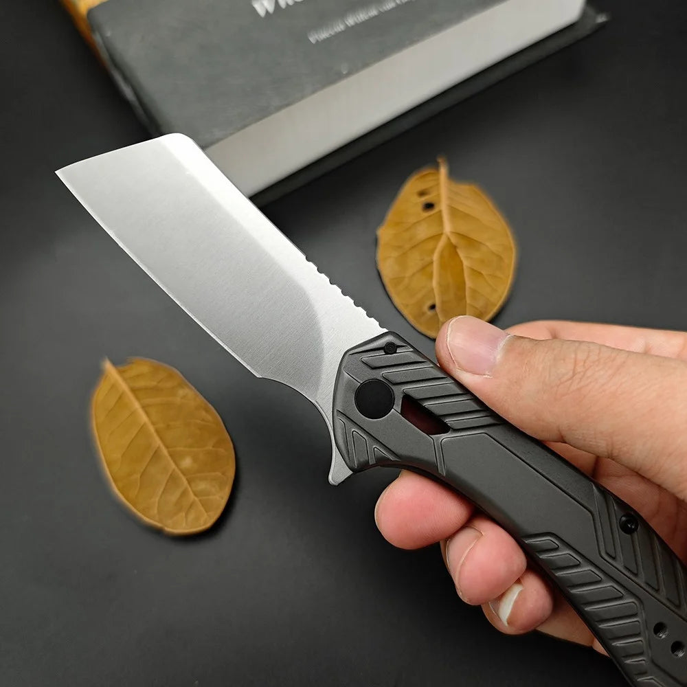 Static  2.8" Cleaver Blade Utility Knife . Hunting, Camping, Fishing.