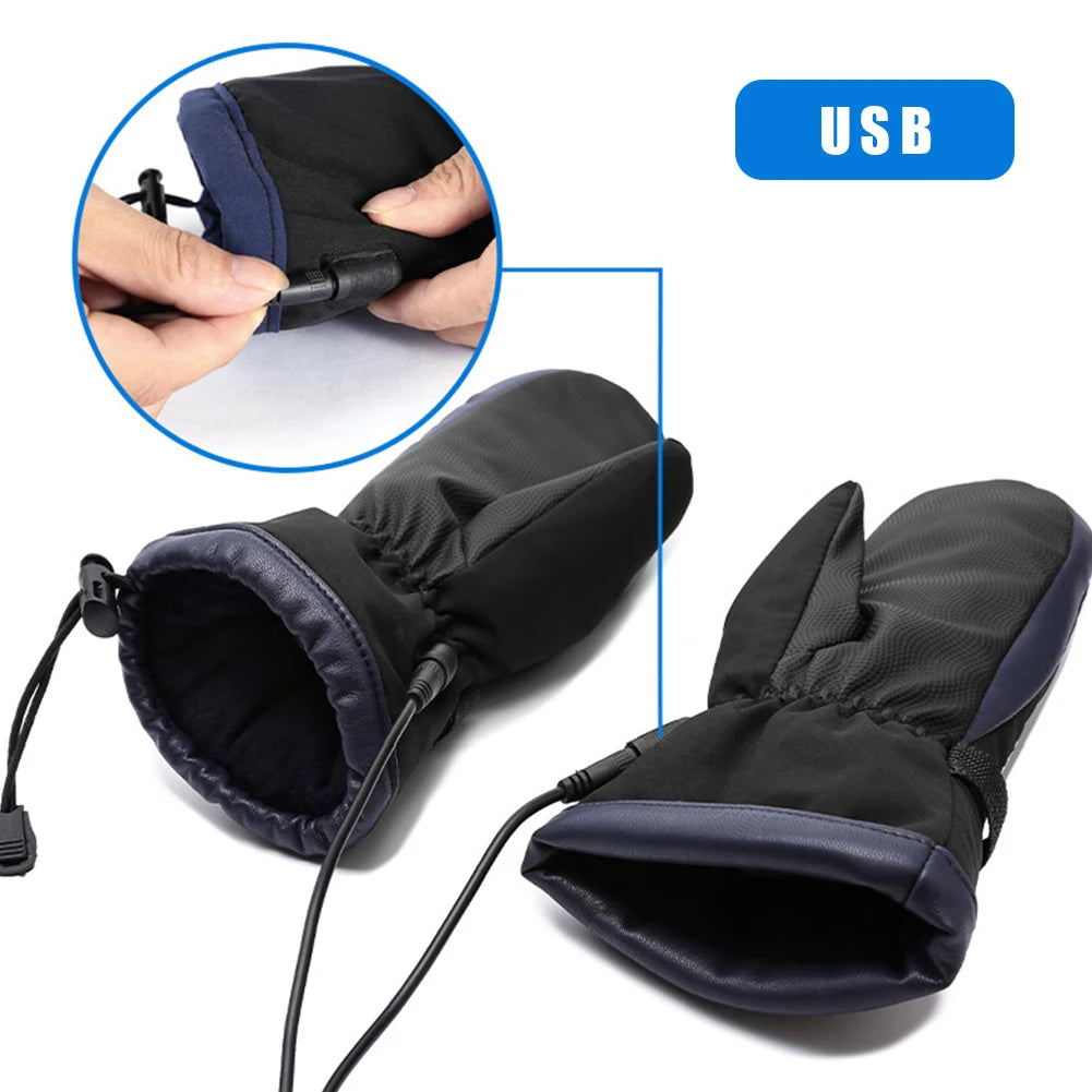 Electric Heated Gloves. Warm- Waterproof- Rechargeable.