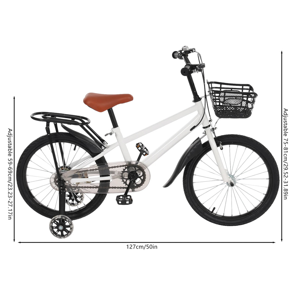 BMX Style Kid's Bikes with Training Wheels, Children Bicycle for Kids and Toddler.