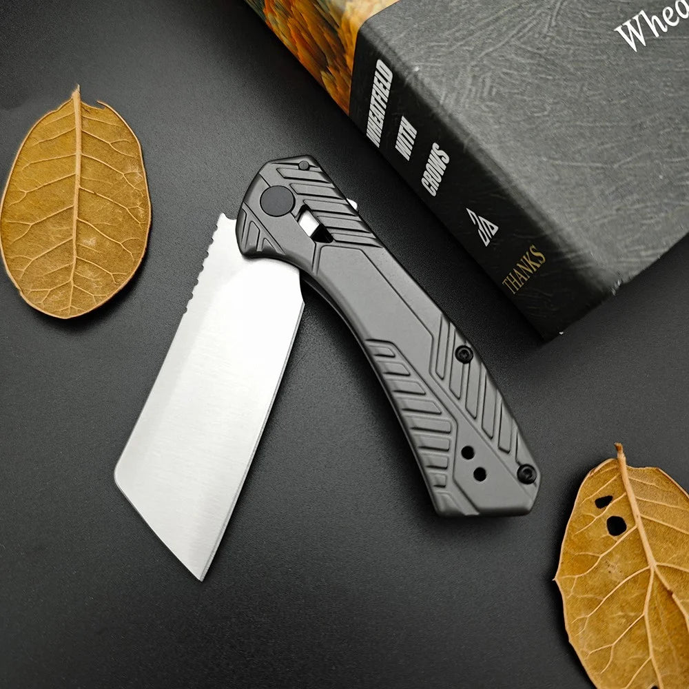 Static  2.8" Cleaver Blade Utility Knife . Hunting, Camping, Fishing.