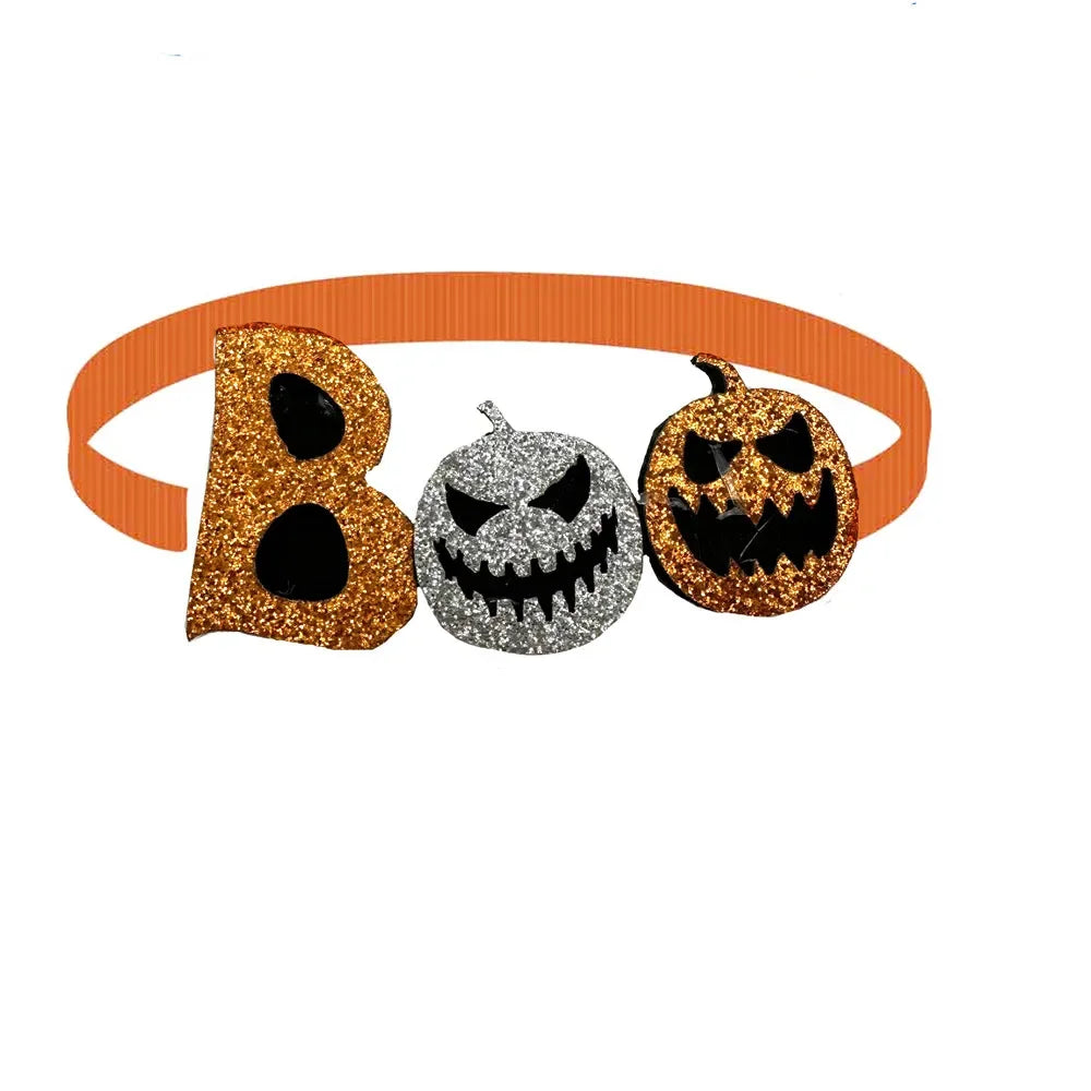 50pcs Halloween Dog Bow Ties- Puppy- Pet.