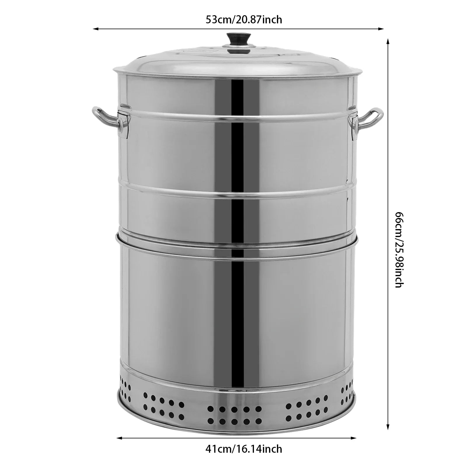 Stainless Steel Barbecue Grill Charcoal Grill with 50* Skewers for Camping & BBQ.
