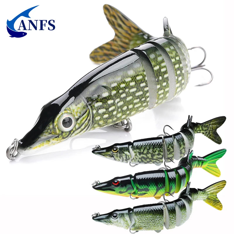 Multi Jointed Swimbaits. Slow Sinking , Fresh Or Salt Water.