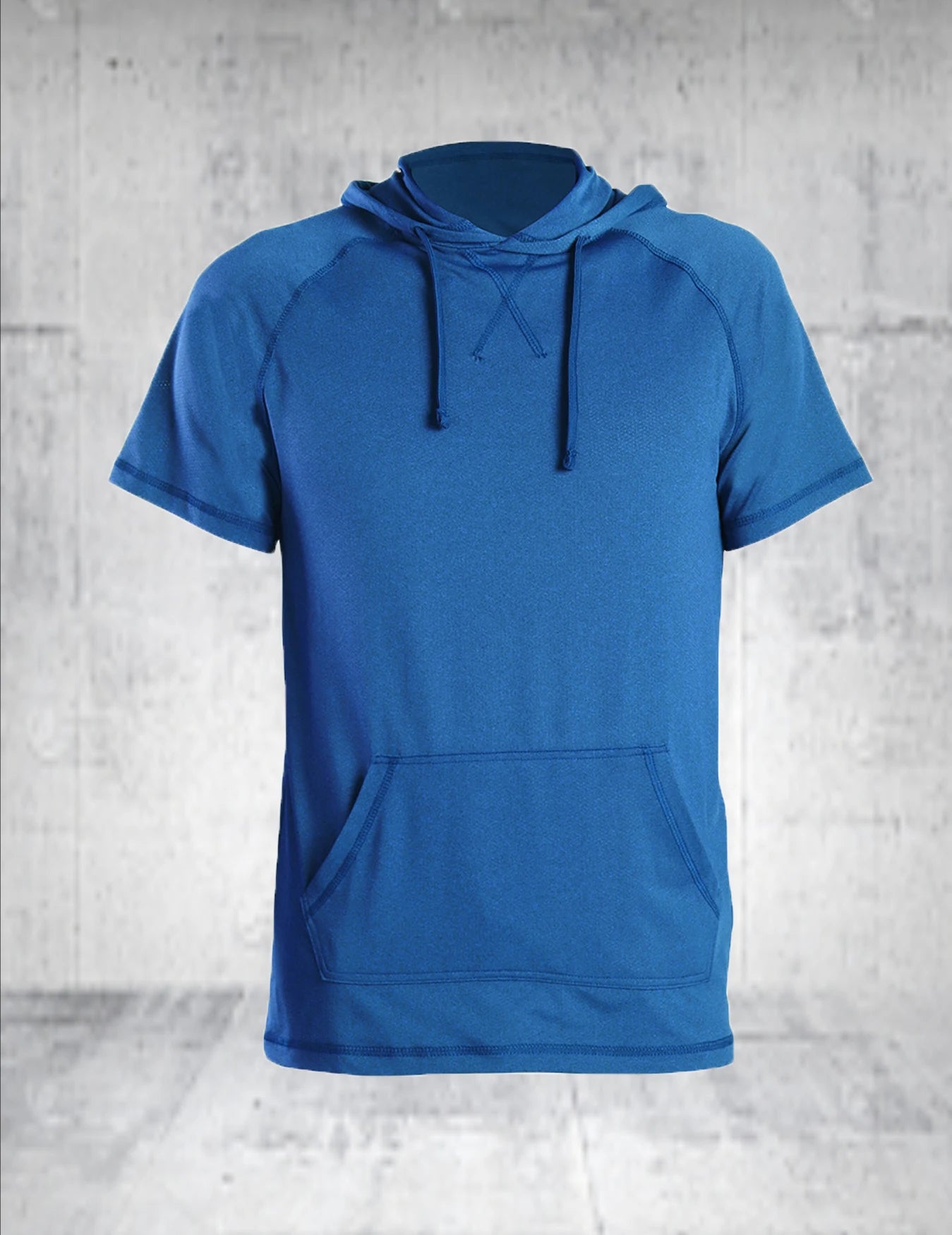 Men's Lightweight, Breathable Hoodie. Short Sleeved, Quick Drying .