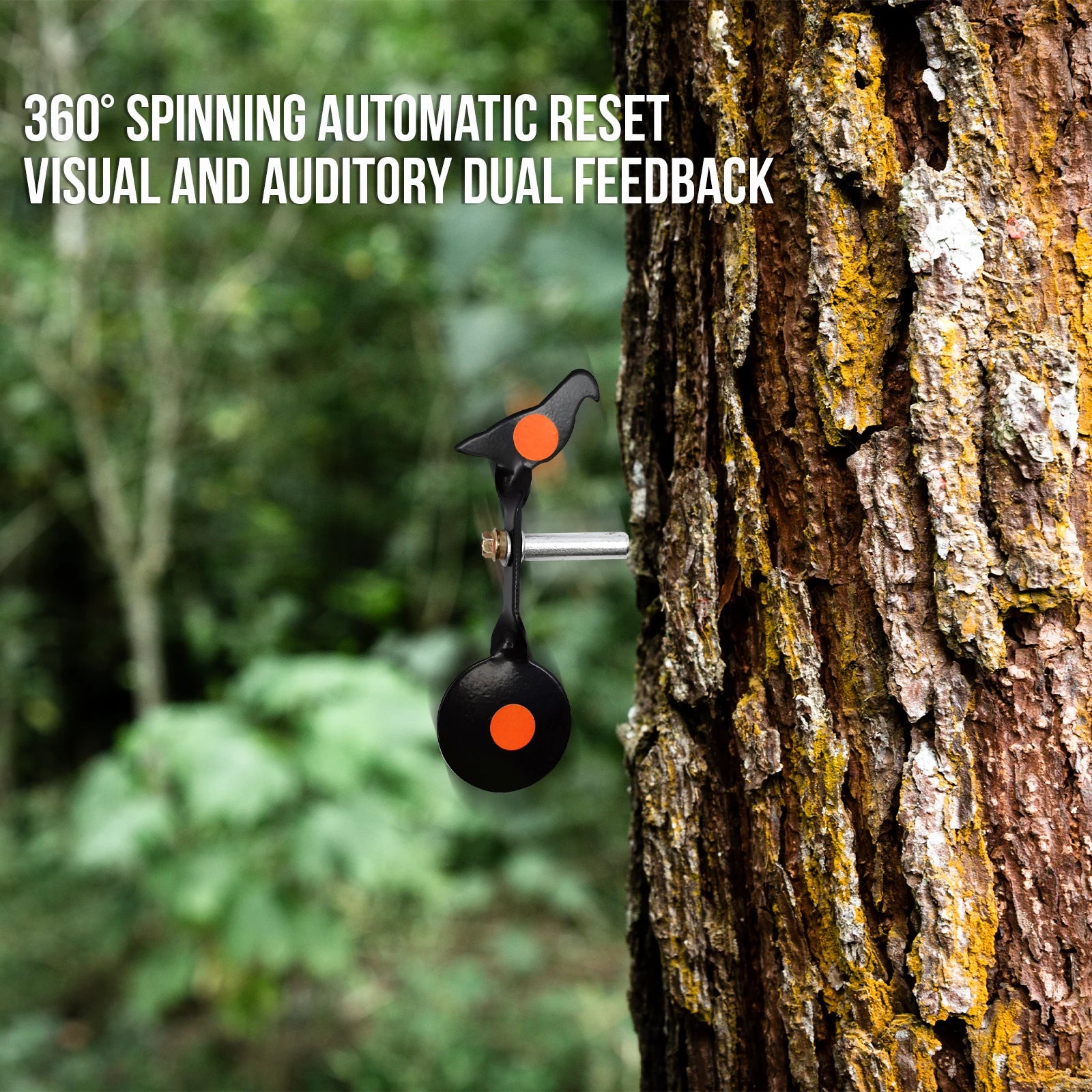 Wildgeek Spinner Pellet Gun Targets. 4 Animal Patterns Available. For .177 and .22 Caliber Air Rifle .