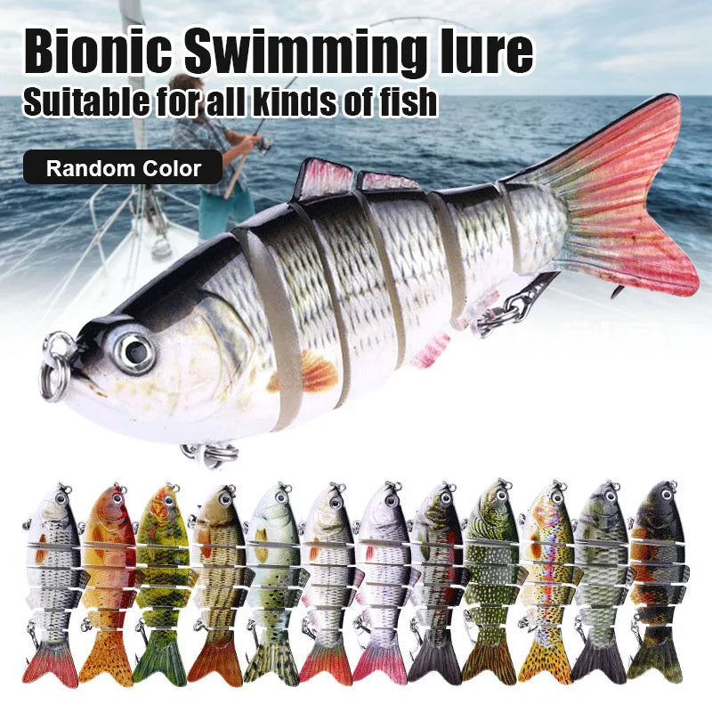 5pcs Bionic Lures. Realistic Fish Shape. For All Kinds Of Fish.