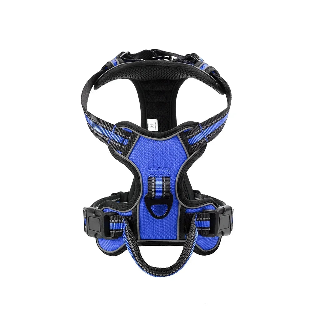 Adjustable Dog Harness Vest- Reflective -Soft Breathable- No Pull.