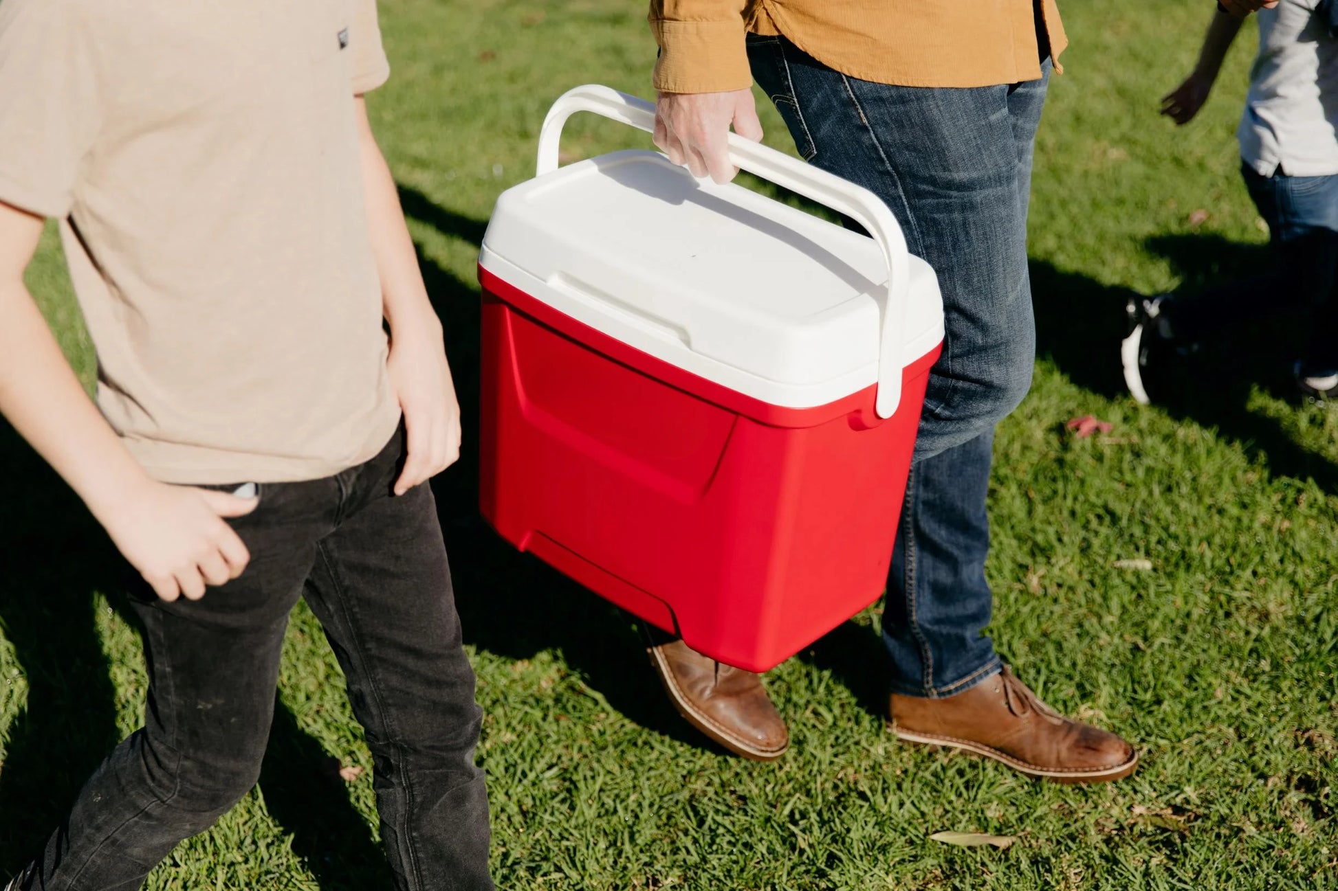 28 QT Cooler, Swing-Away Handle. Picnic ,Camping, Parties.