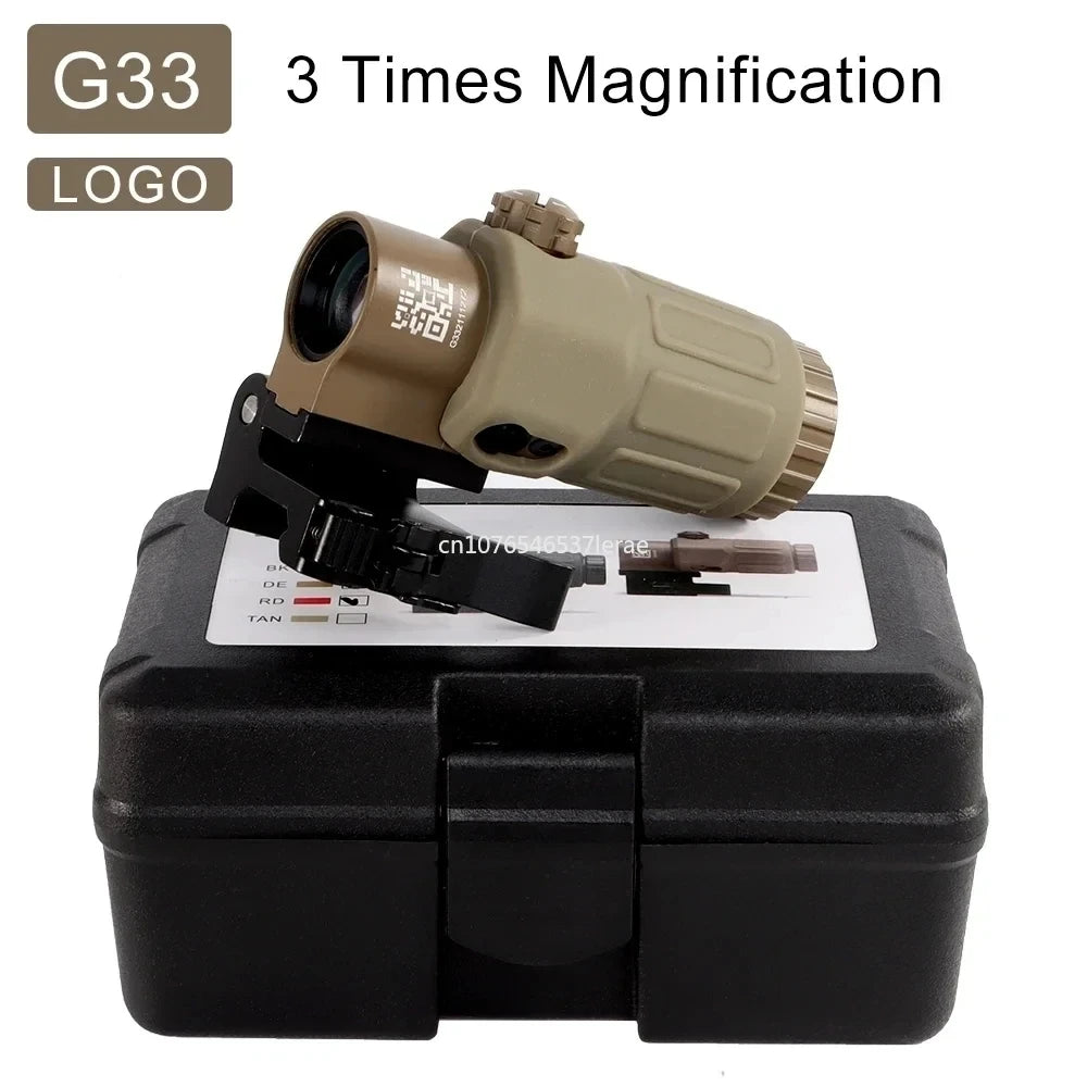 EOTECH 558 Holographic Collimator Red Dot Sight. G43/G33 3X, G45 5X Magnifier. W/20mm Rail Mounts & QD Lever.
