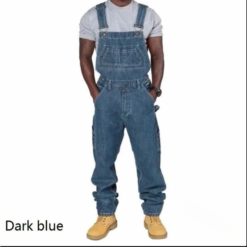 2026 Suspenders Denim Overalls Fashion Men's .