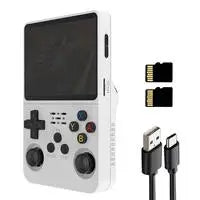 WUDS R36S Portable Handheld Game Controller With 3.5" HD Screen, Rechargeable Battery  - Perfect Christmas Gift For Gamers.