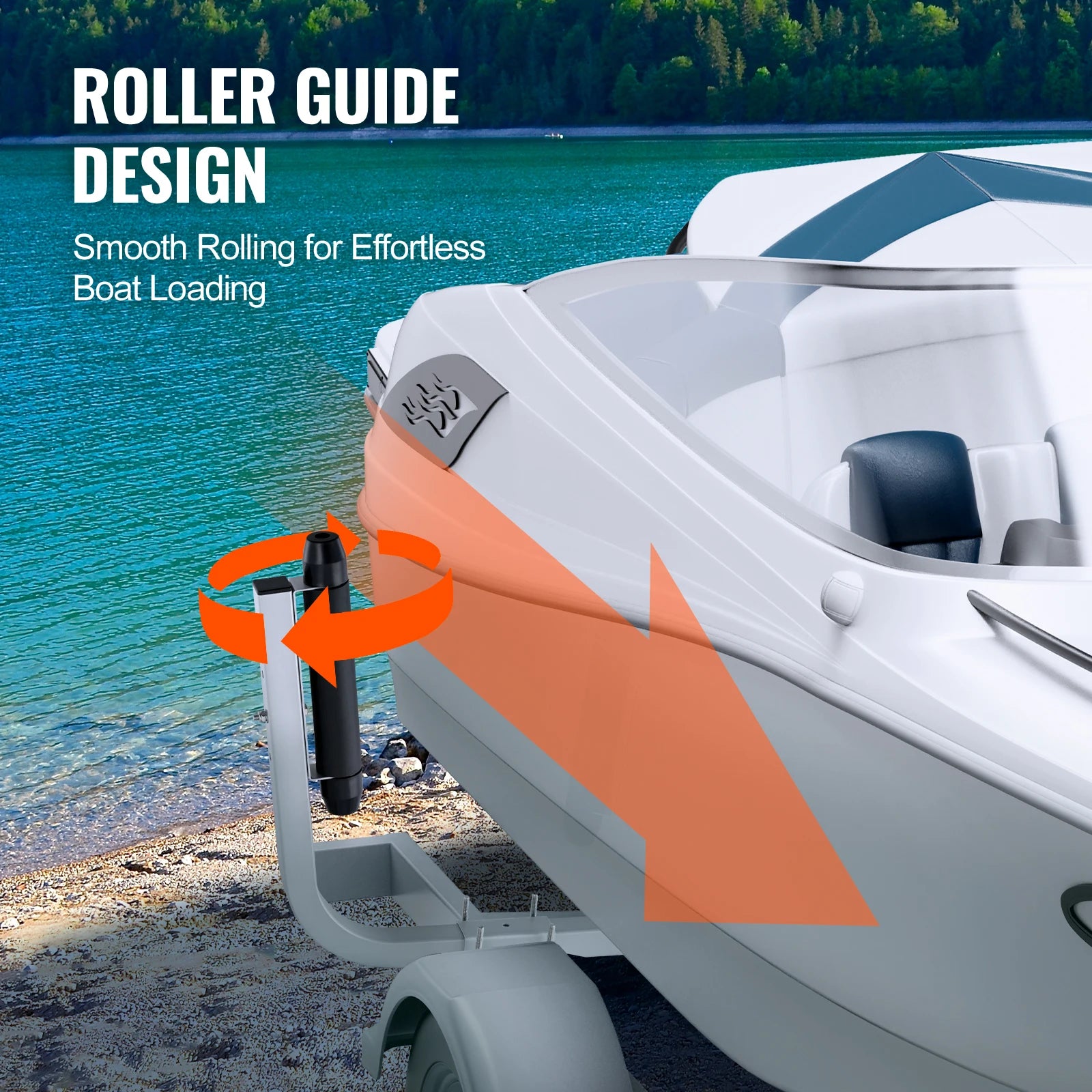 SucceBuy Boat Trailer Guide. Adjustable Guide Poles. 2PCSRustproof Galvanized Steel.