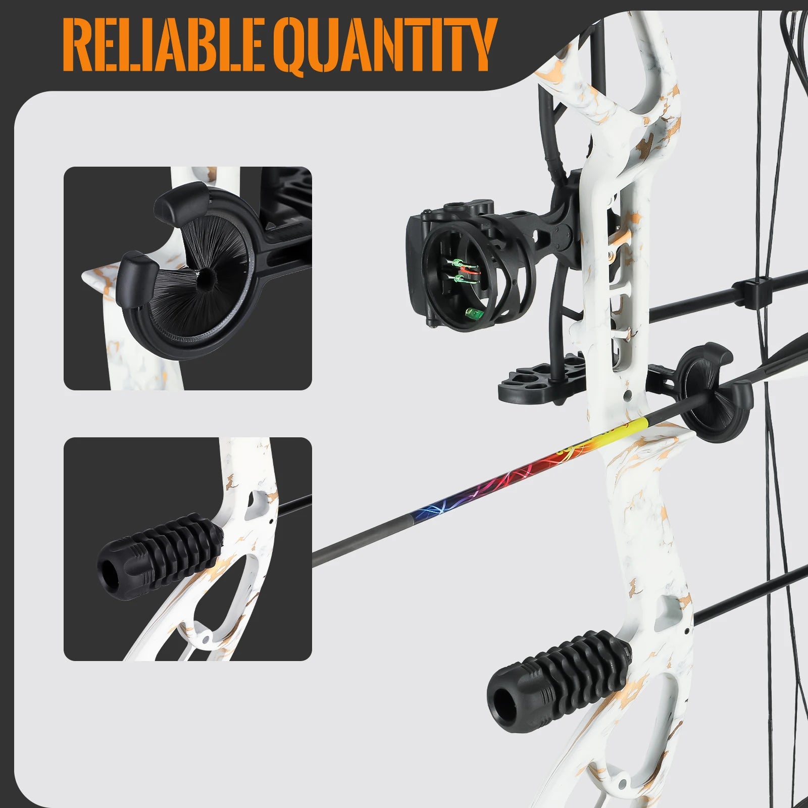 MOTION ZEUS Compound Bow Kit- 19-70lbs, 19"-30".