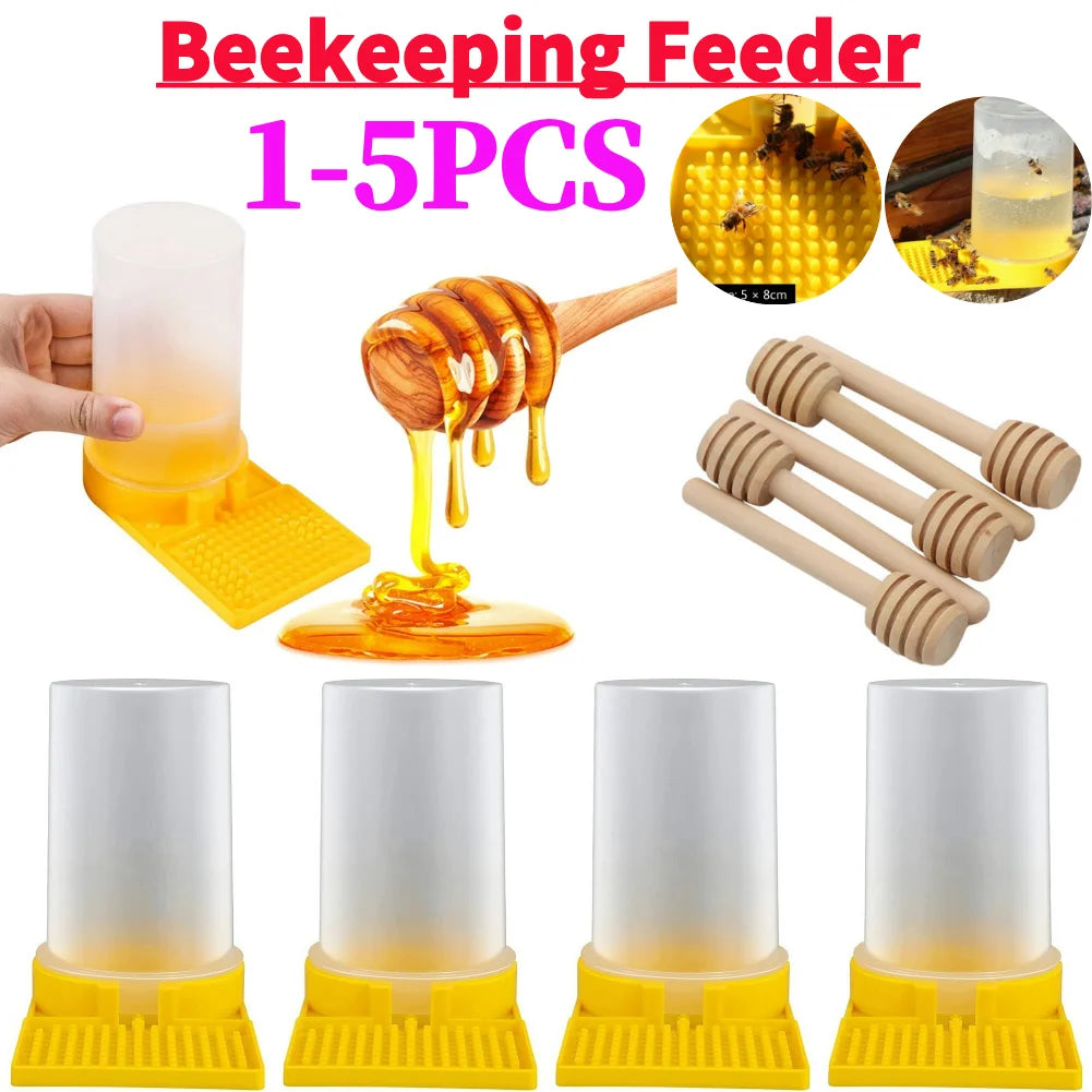 1-10pcs Bee Feeder, Drinking Water, Honey Bee Feeders, Bee keeping Equipment And Tools.