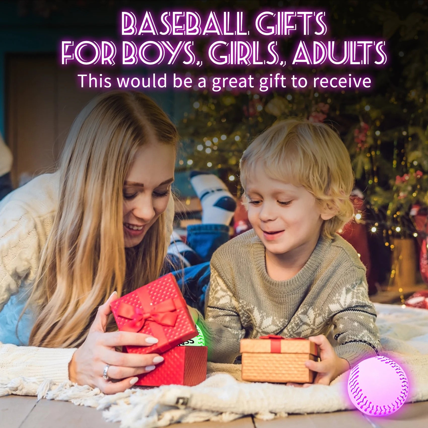 Glow In The Dark Baseball, Sports Gear- Gift Ideas.