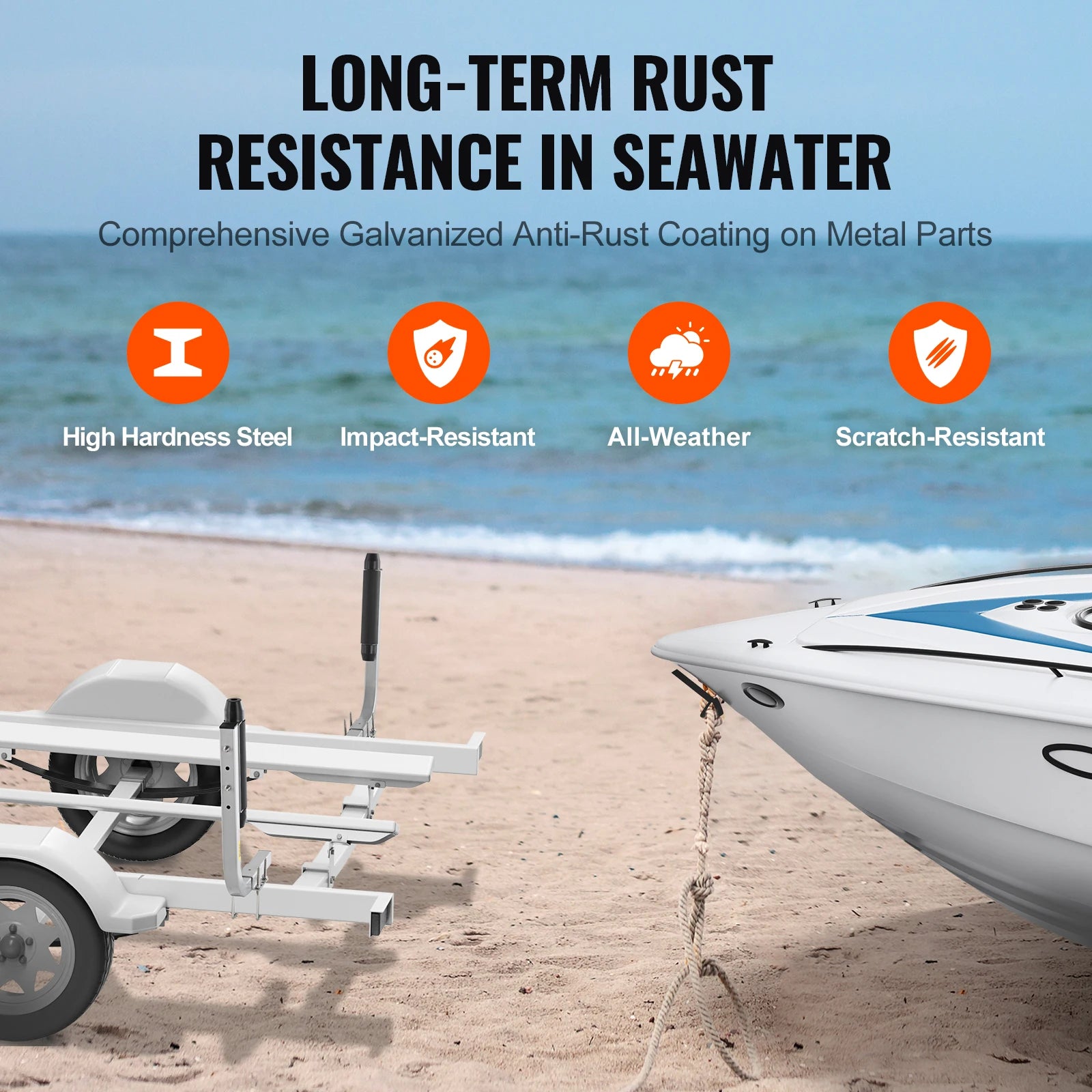 SucceBuy Boat Trailer Guide. Adjustable Guide Poles. 2PCSRustproof Galvanized Steel.
