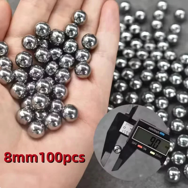 High Carbon Steel Slingshot Ammunition. 9mm Steel Ball.