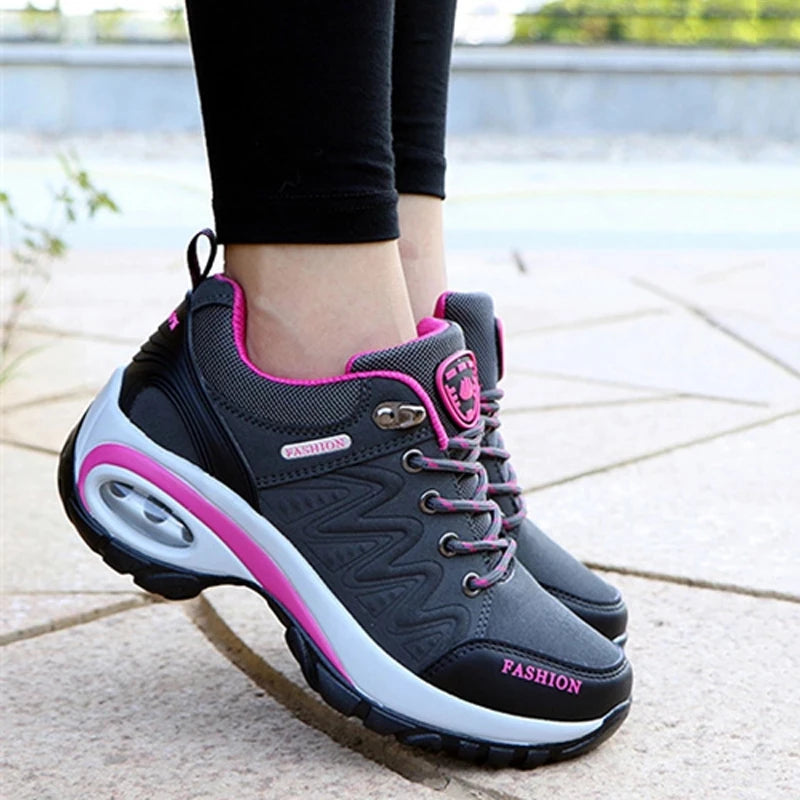 Women's Sports - Platform Sneakers - Fashion Outdoor Hiking.  Non-Slip.