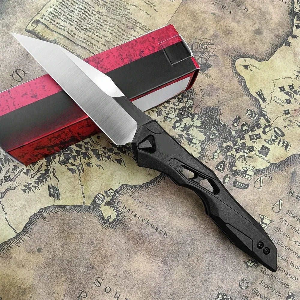 KS 7650 Folding Knife. 8Cr13Mov Blade. Nylon Fiber Handle.