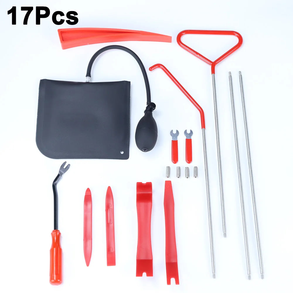 Car Window, Door Emergency Open kit. Key Lost, Lock Out, Unlock Auto Kit. Air Wedge Included.