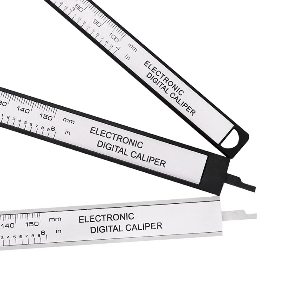 150mm, 100mm Electronic Digital Caliper. Carbon Fiber, Dial Vernier Caliper.