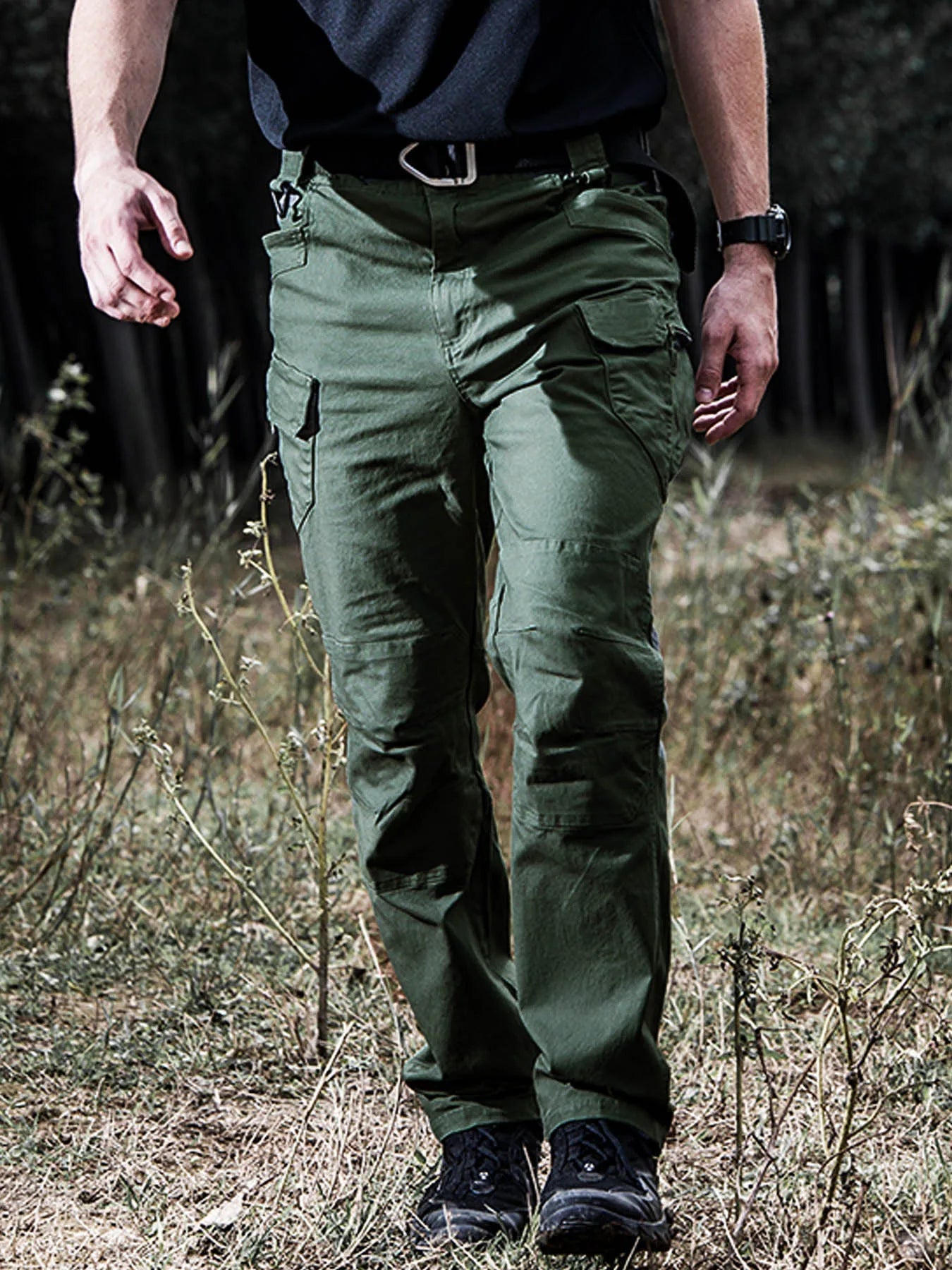 Camo Cargo Pants. Multi-pocket, Ripstop . Wear-resistant.