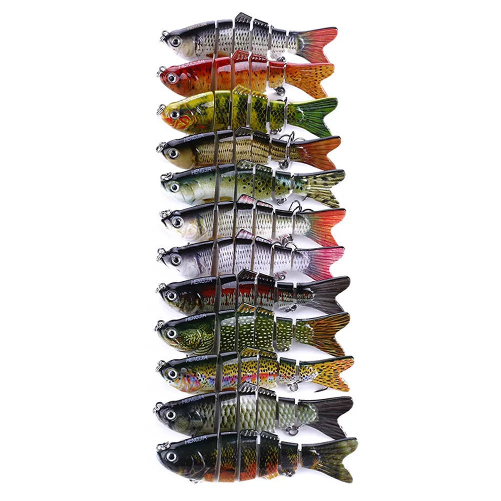 5pcs Bionic Lures. Realistic Fish Shape. For All Kinds Of Fish.