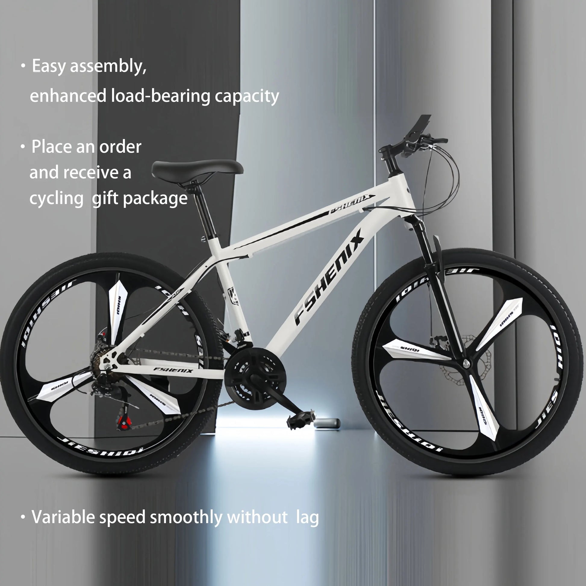 wholesale mountain bikes, 24-inch and 26-inch, shock-absorbing, 21-speed off-road bikes.