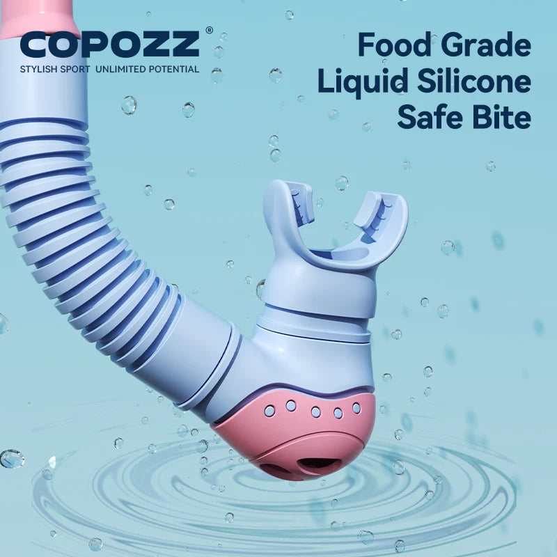 COPOZZ Diving Mask - Kids Full Face - HD Anti Fog Scuba Mask.