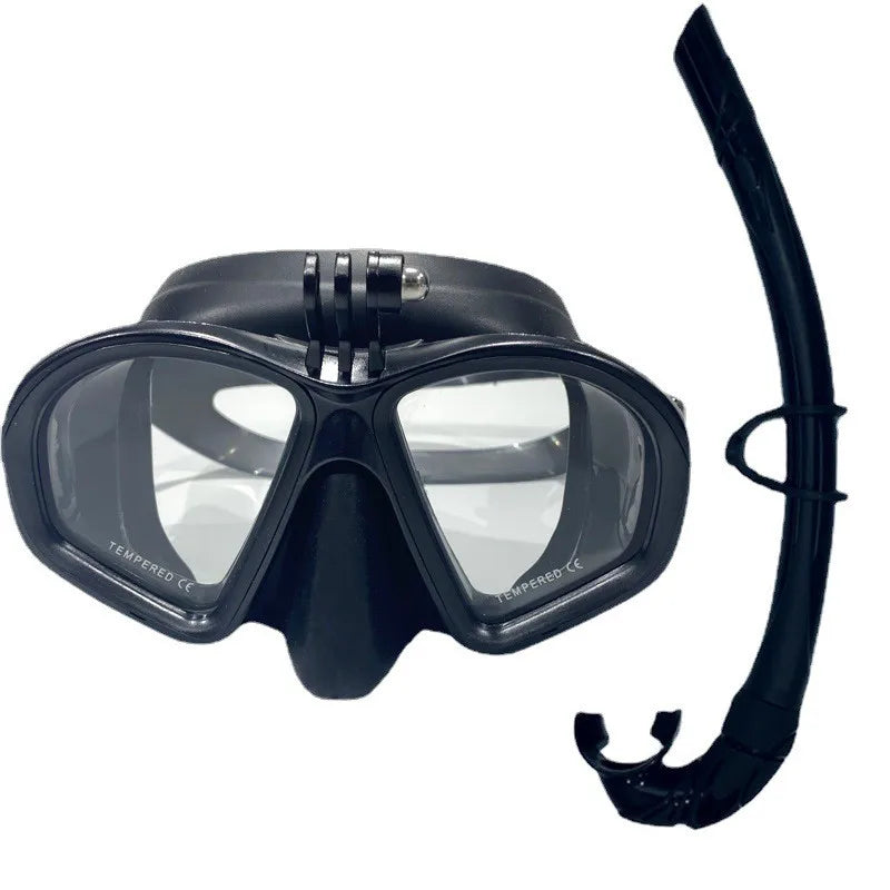 Professional Scuba Diving Mask. Snorkel, Silicone Skirt Diving Mask.