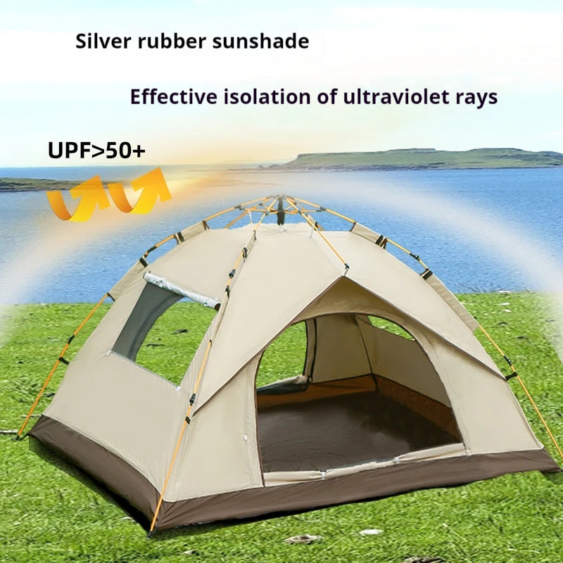 Outdoor Camping Tent, 4 person, Waterproof, Mountaineering.