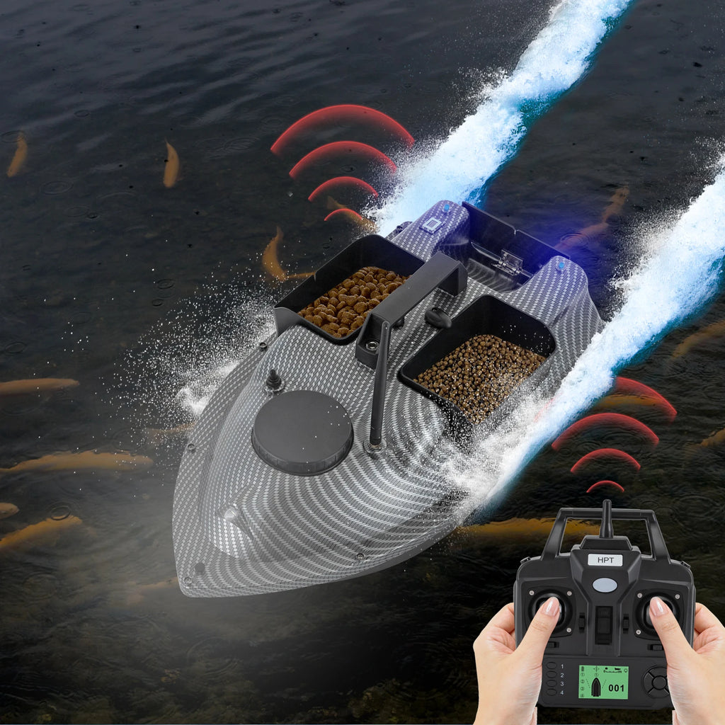 Rechargeable GPS Fishing Bait Boat With 2 Batteries .16 Positioning Points, 2kg Load.